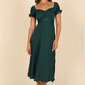 PETAL&PUP emerald dress size 4